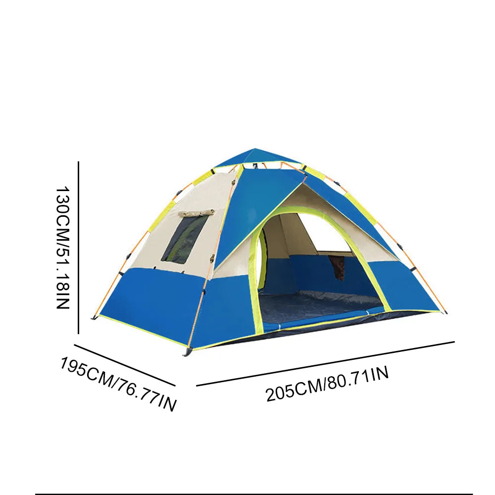 Full-Automatic Quick-Opening Tent Sunshine-proof & Waterproof Foldable Camping Tent Easy To Carry For Travel Fishing Beach BBQ