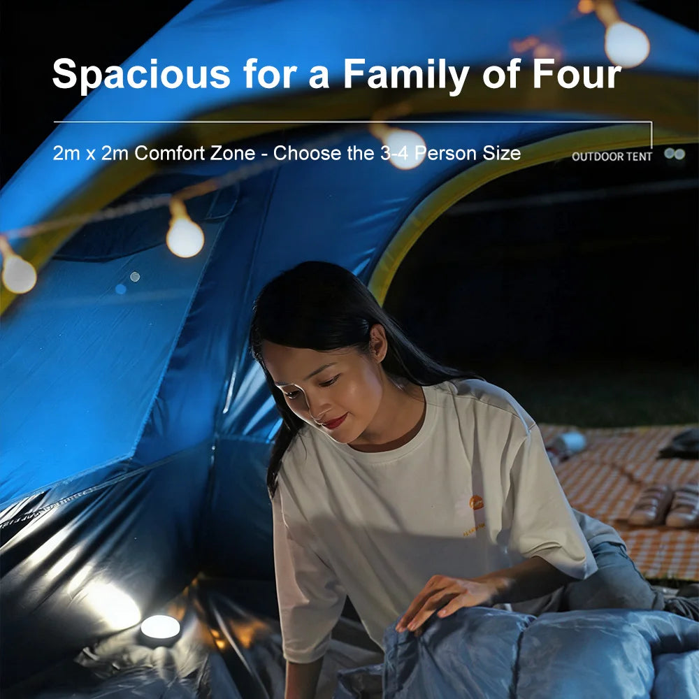 Full-Automatic Quick-Opening Tent Sunshine-proof & Waterproof Foldable Camping Tent Easy To Carry For Travel Fishing Beach BBQ