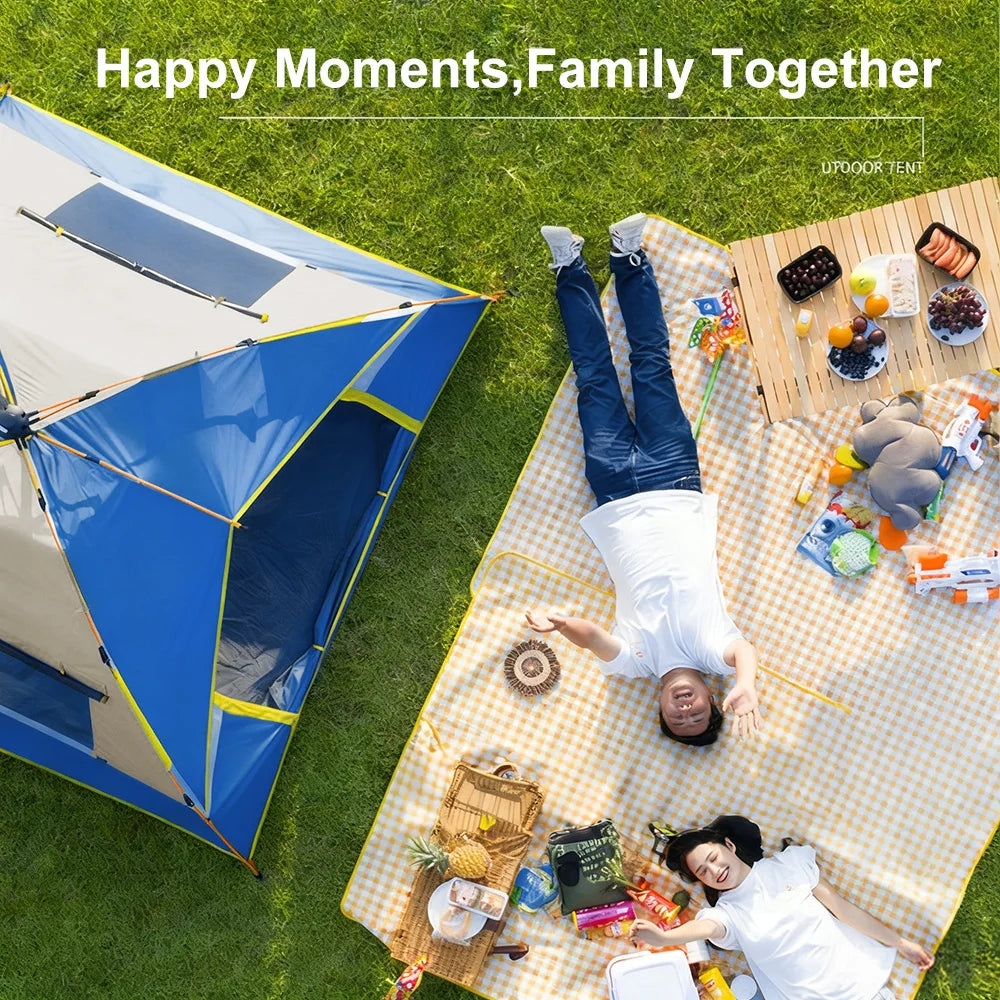 Full-Automatic Quick-Opening Tent Sunshine-proof & Waterproof Foldable Camping Tent Easy To Carry For Travel Fishing Beach BBQ