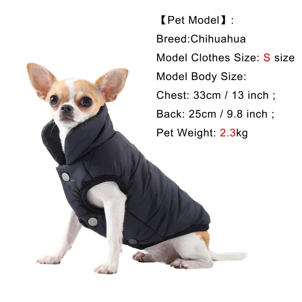 Camping Puppy Cozy Clothes Winproof Outdoor Hiking Coat For Small Dogs Cats Jacket With D-ring Soft Cat Coat Chihuahua Overalls