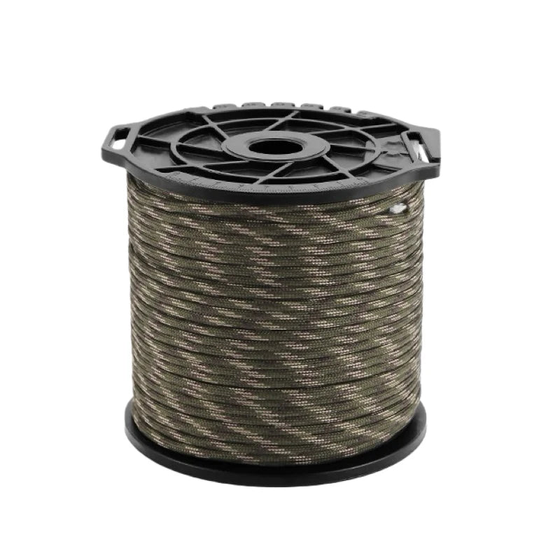 650 lb Paracord 100m 9 Core 4mm Military Tactical Parachute Spool Tent Rope Lanyard for Outdoor Survival Camping DIY Bracelet