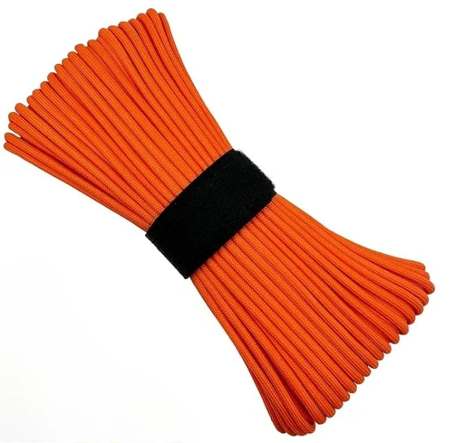 7 Strand 550 Paracord 5 15 30M 100FT Strong Heavy-Duty Camping Rope Tactical Parachute Cord Outdoor Gear Tent Rope 4mm Hiking