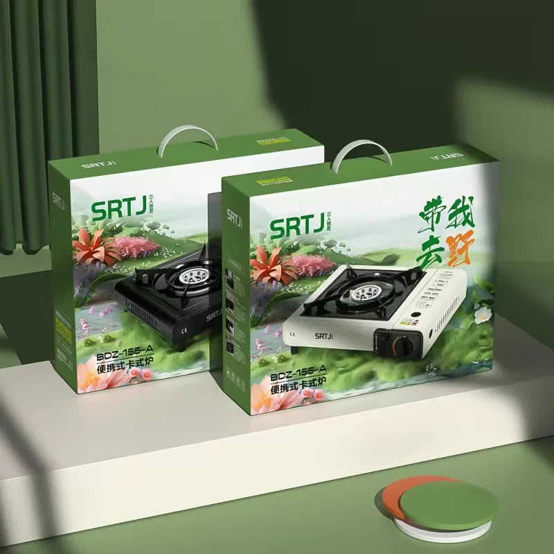 2026 Portable  Gas Stove Compact Design for Hot Pot BBQ Camping Cooking Outdoor Lightweight Cassette Stove
