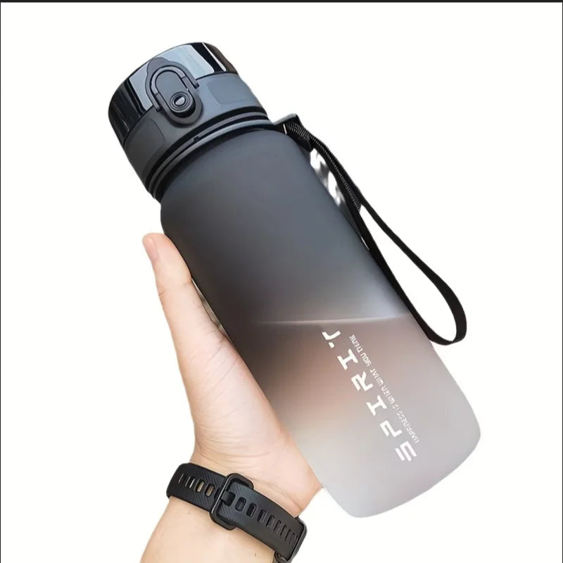 Sports Fitness Students' Water Bottle Men New Cup Women'S High Appearance Convenient Sports Fitness Gradient Color Water Bottle