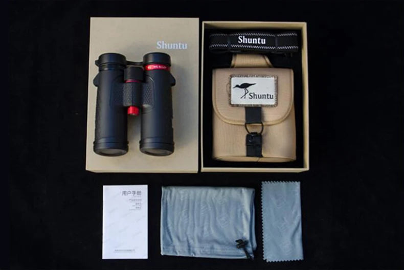 Shuntu Powerful 10x50/12X50 ED Lens Binoculars IPX7 Waterproof Bak4 Prism Long Range Outdoor Telescope for Camping Hunting Sport