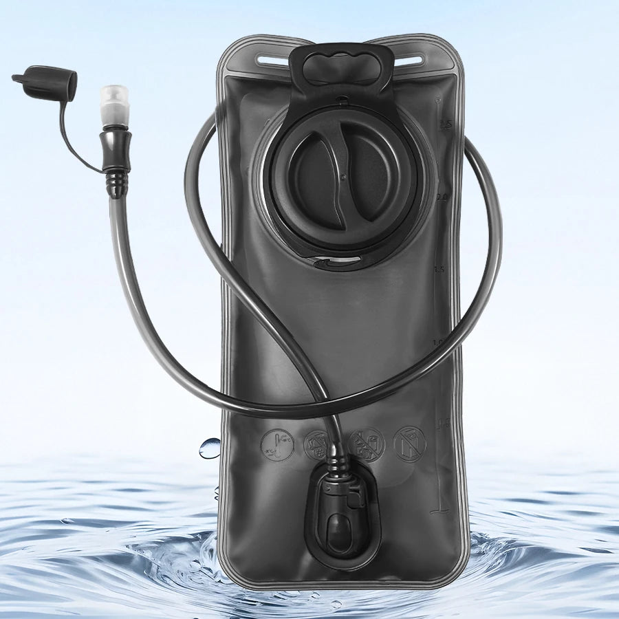 1.5L~3.0L water pipe, one click quick release outdoor water bag, foldable with multiple color options