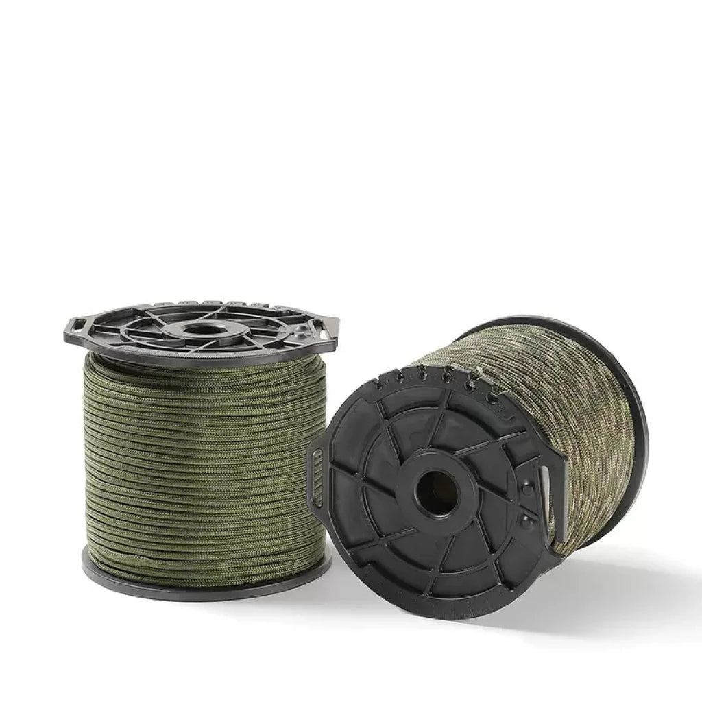 650 lb Paracord 100m 9 Core 4mm Military Tactical Parachute Spool Tent Rope Lanyard for Outdoor Survival Camping DIY Bracelet