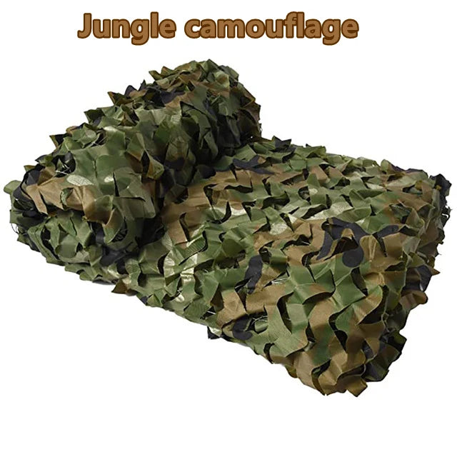 camouflage net pavilion camouflage net shade net garden decoration net green jungle white desert color 2x5m/3x4m/4x5m