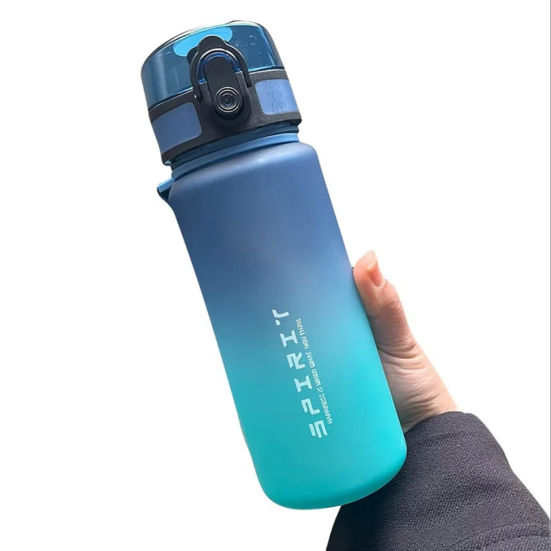 Sports Fitness Students' Water Bottle Men New Cup Women'S High Appearance Convenient Sports Fitness Gradient Color Water Bottle