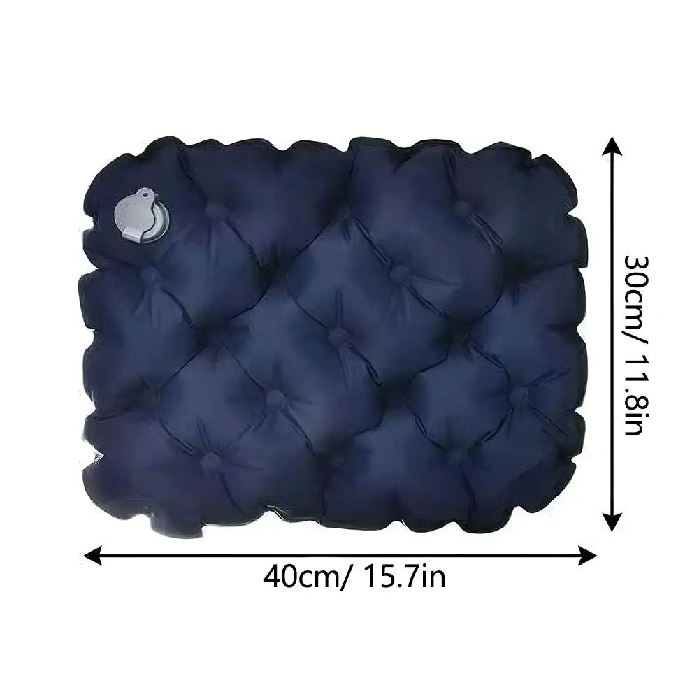 Portable Inflatable Seat Cushion Outdoor Camping Air Cushion Lightweight Travel Moisture Waterproof Anti Pressure Ulcer Air Mat