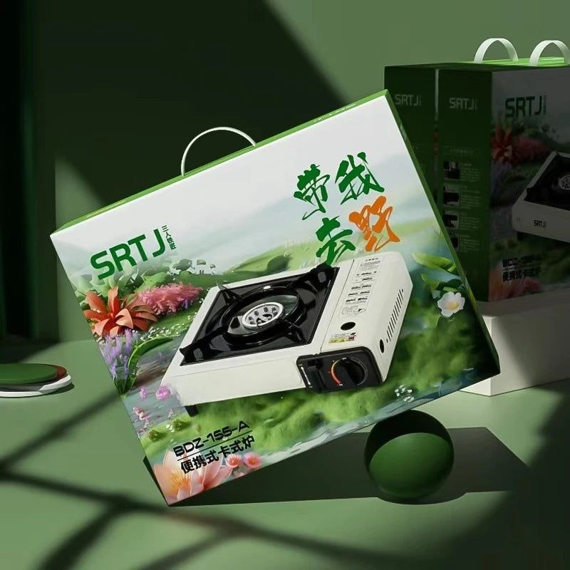 2026 Portable  Gas Stove Compact Design for Hot Pot BBQ Camping Cooking Outdoor Lightweight Cassette Stove