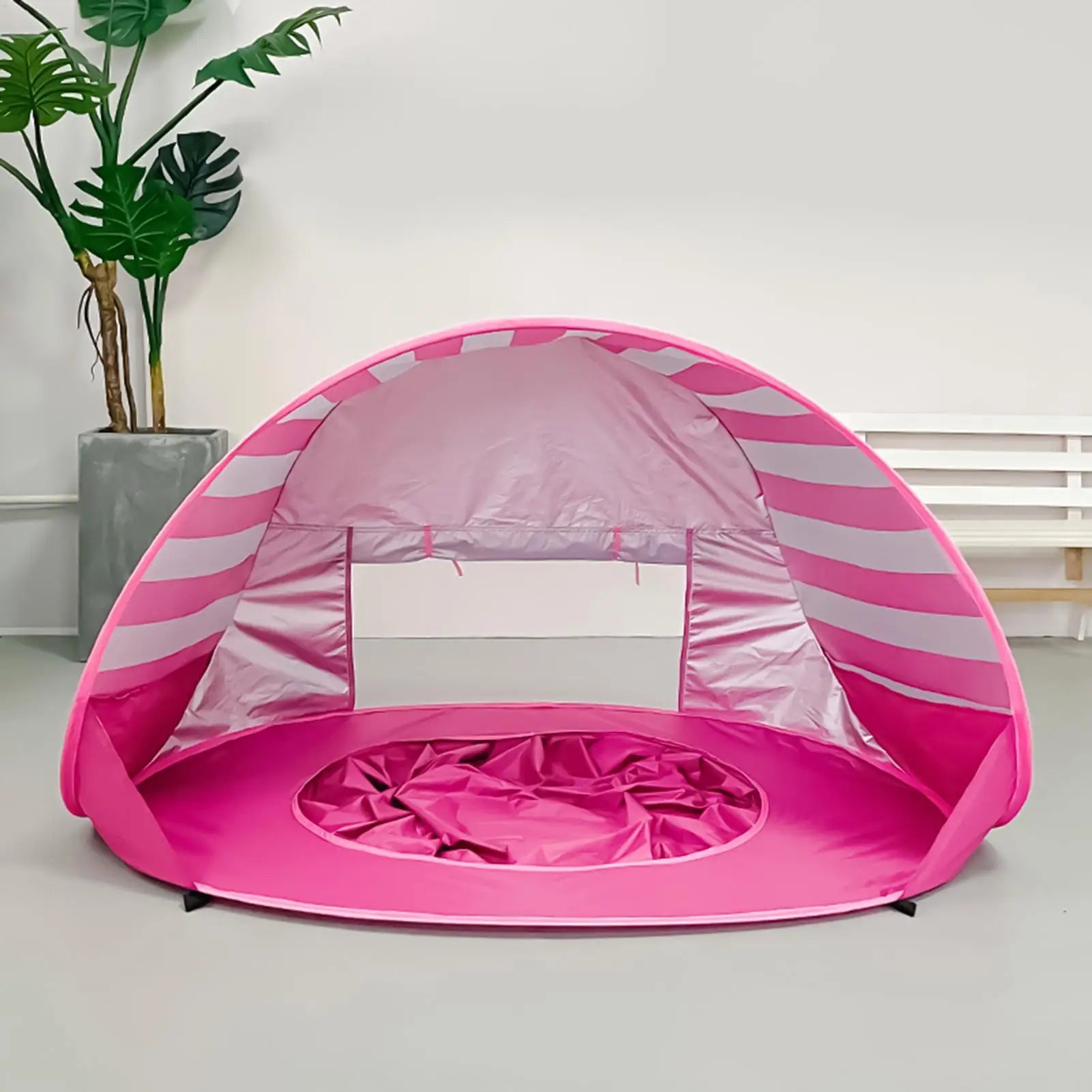 Beach Tent UPF 50+ PopUp Sun Shade Portable Kids UV Protection Outdoor Cabana Mini Pool Foldable Vacation Travel Picnic Shelter