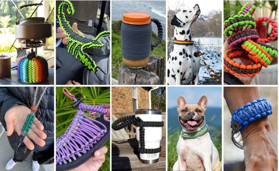 7 Strand 550 Paracord 5 15 30M 100FT Strong Heavy-Duty Camping Rope Tactical Parachute Cord Outdoor Gear Tent Rope 4mm Hiking