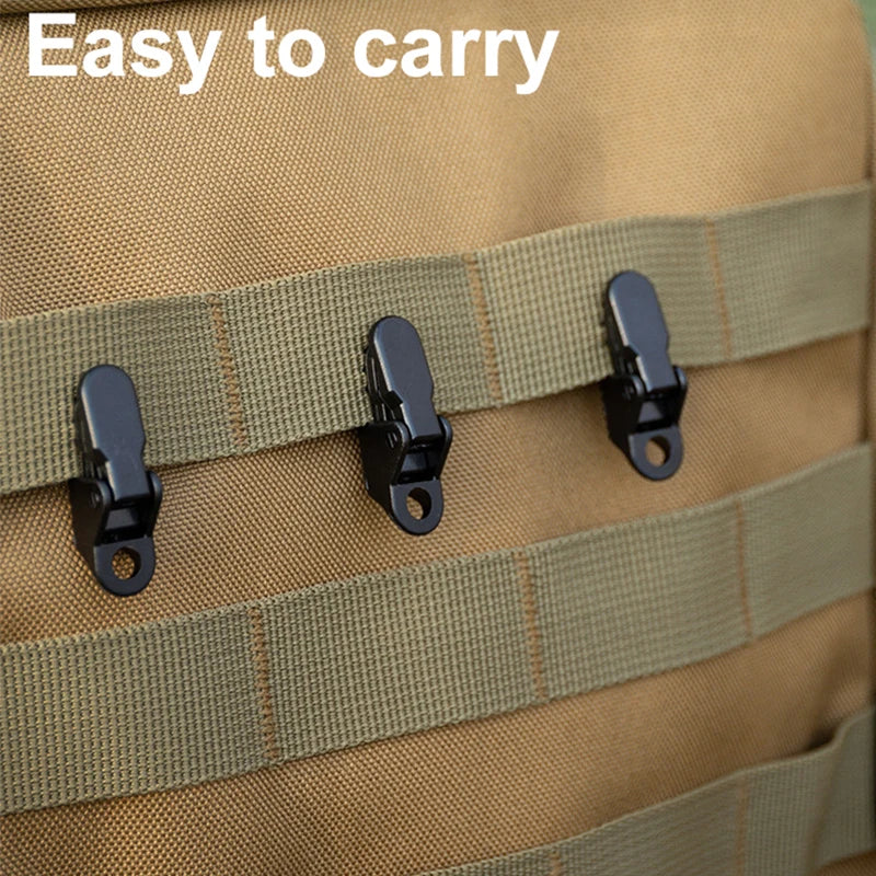 10/20/50pcs Sturdy Tent Clips for Outdoor Tarpaulin Clips Anti-wind Fixed Camping Tent Hook Crocodile Clamp Clip for Camping