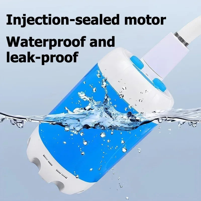 No need for electricity portable camping shower outdoor camping shower pump rechargeable electric shower pump with smart digital