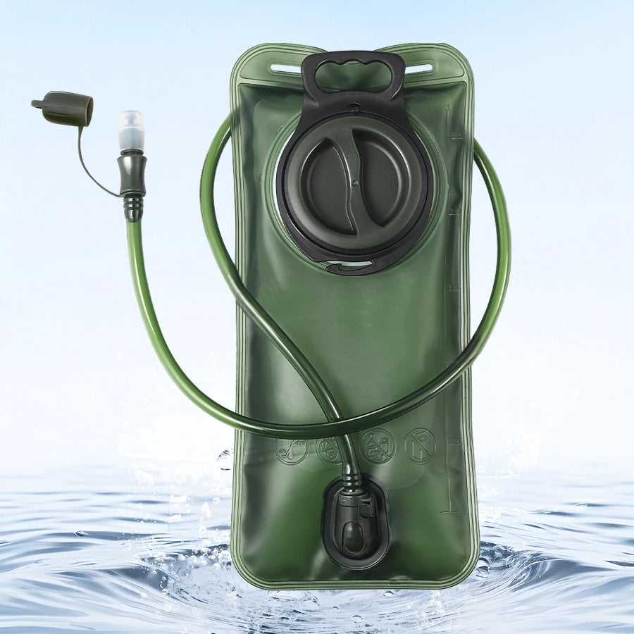 1.5L~3.0L water pipe, one click quick release outdoor water bag, foldable with multiple color options