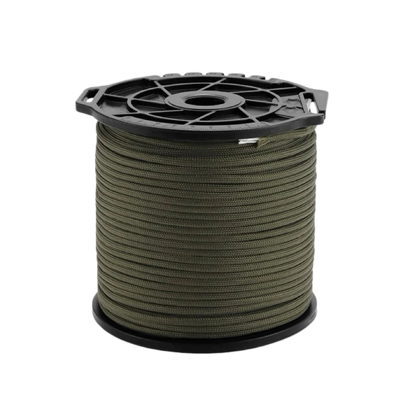 650 lb Paracord 100m 9 Core 4mm Military Tactical Parachute Spool Tent Rope Lanyard for Outdoor Survival Camping DIY Bracelet