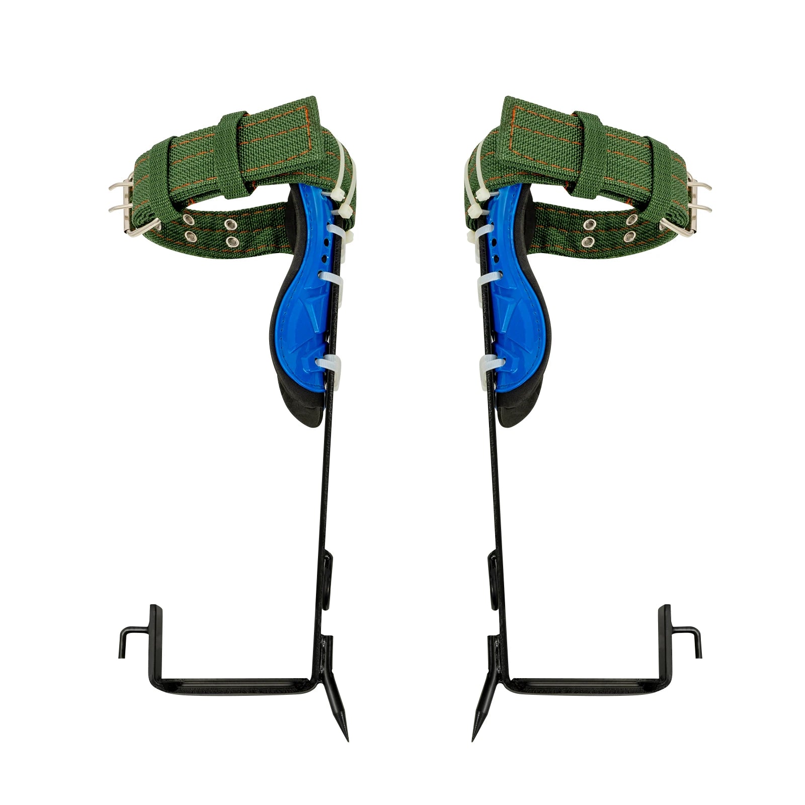 Tree Climbing Spikes Kit w/Safety Harness Gloves Double Teeth Tree Climbing Gear Climber Arborist Aider Tool
