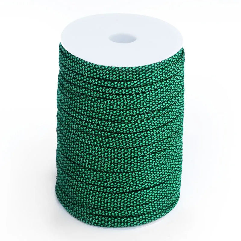 100M 550 military standard 7 core paracord 4mm outdoor parachute rope survival parachute tent lanyard camouflage parachute rope