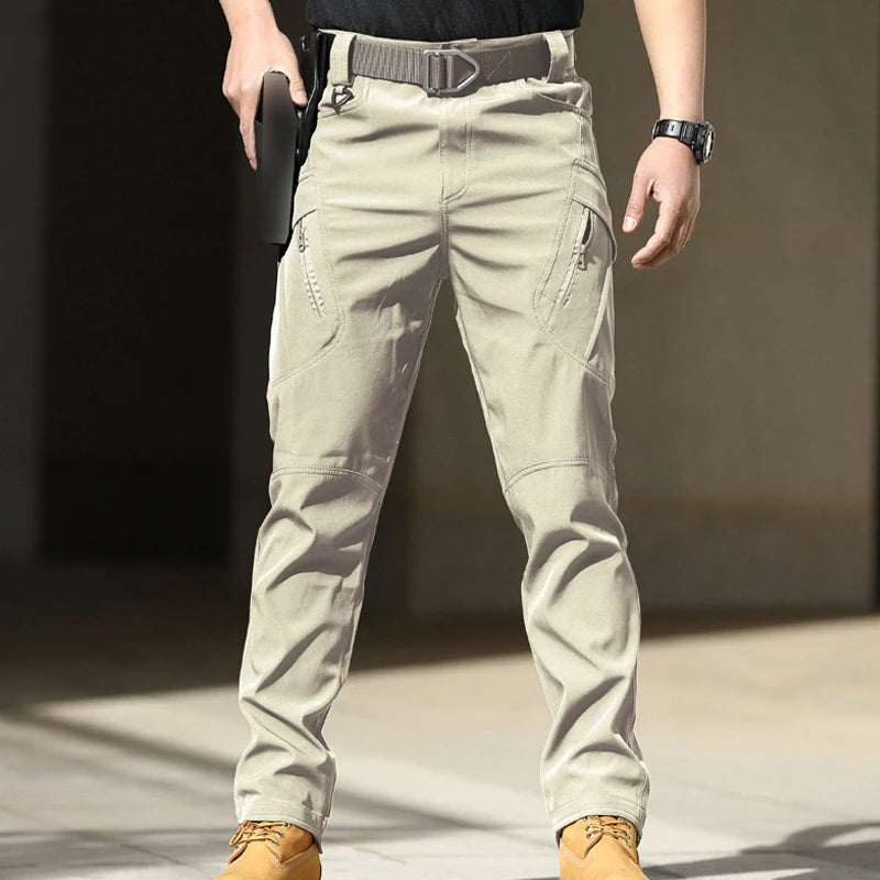 Men's Military Spring Autumn Tactical Cargo Elastic Pants Combat Trekking Hiking Camping Climbing S-5XL Cycling Outdoor Trousers