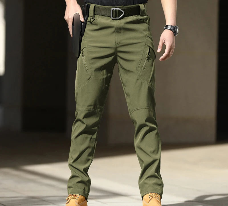 Men's Military Spring Autumn Tactical Cargo Elastic Pants Combat Trekking Hiking Camping Climbing S-5XL Cycling Outdoor Trousers