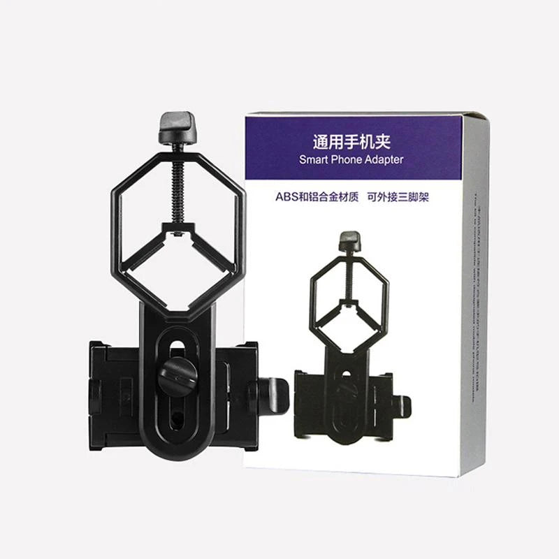 Universal Phone Adapter Mount Telescope Mount for Telescope Microscope Spotting Scope Clip in Bracket Phone Stand Holder