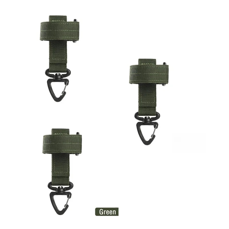 1/3/6 Pcs New Multi-purpose Nylon Gloves Buckle Tactical Glove Hook Safety Clip Outdoor Hiking Climbing Rope Storage Accessories