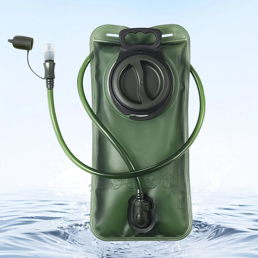 1.5L~3.0L water pipe, one click quick release outdoor water bag, foldable with multiple color options