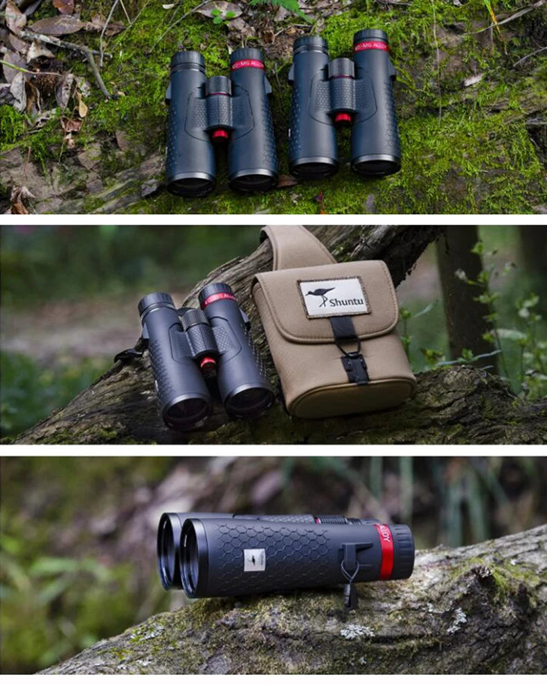 Shuntu Powerful 10x50/12X50 ED Lens Binoculars IPX7 Waterproof Bak4 Prism Long Range Outdoor Telescope for Camping Hunting Sport