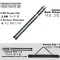 MOUNTAINHIKER Adjustable Tent Support Rod Beach Shelter Tarp Awning Pole Aluminum Alloy Tent Pole Accessories For Camping Tent