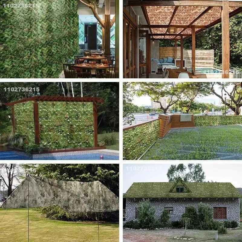 camouflage net pavilion camouflage net shade net garden decoration net green jungle white desert color 2x5m/3x4m/4x5m