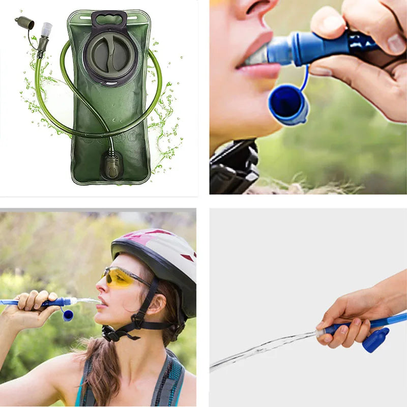 Hydration Bag 2 Liters Foldable Bottle One Click Quick Release Water Bag YYSD02