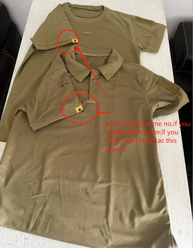 Men's Summer Quick Dry Military Army Tactical T-shirt Sport Breathable Workwear Camping Climbing Sports Hiking Casual Pullover