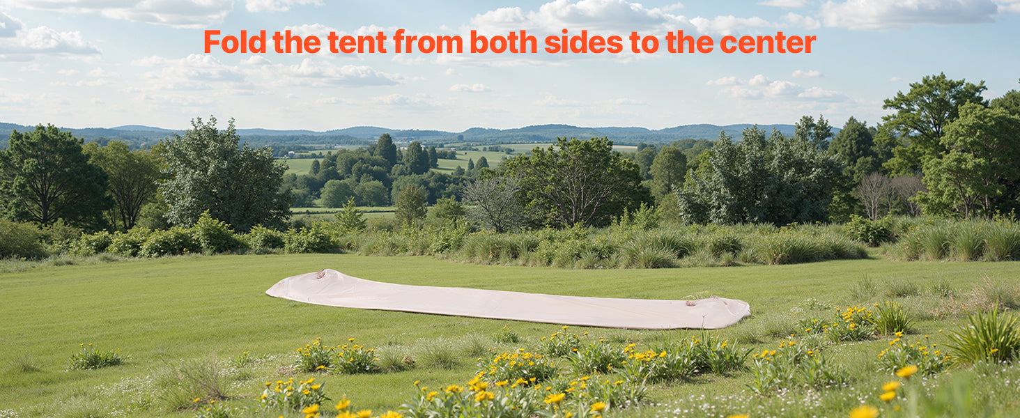 SucceBuy Inflatable Tents for Camp 3-5 Person Easy Setup Blow up Tent with Hand Pump 300D Oxford Tent with Doors & Mesh Windows